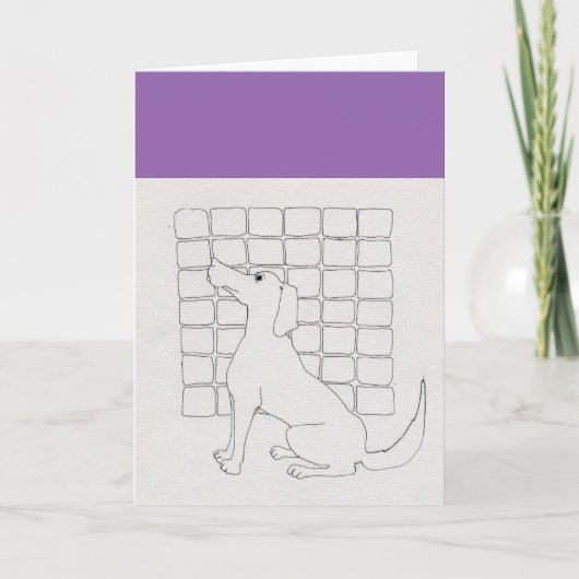 Cador Doggie Dog Forever in meiner Herz-Gedächtnis Karte (Vorderseite)