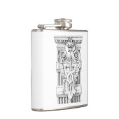 CADUCEUS 6oz Vinyl Wrapped Flask Flachmann (Rechts)