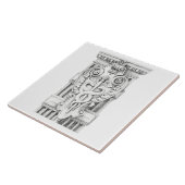 CADUCEUS 6x6 Keramik Tile Fliese (Seite)