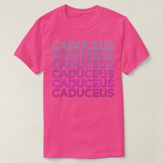 Caduceus Alchemy Hermetic Alchemist Retro T-Shirt (Design vorne)