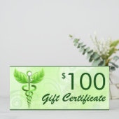 Caduceus Alternative Medicine $100 Geschenkgutsche (Stehend Vorderseite)