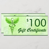 Caduceus Alternative Medicine $100 Geschenkgutsche (Vorne/Hinten)