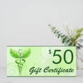 Caduceus Alternative Medicine $50 Geschenkgutschei (Stehend Vorderseite)