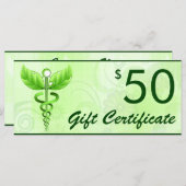 Caduceus Alternative Medicine $50 Geschenkgutschei (Vorne/Hinten)