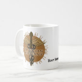 Caduceus-Arzt-Assistenten-Tasse Kaffeetasse (Vorderseite Links)