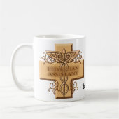 Caduceus Arzt Kaffeetasse (Links)