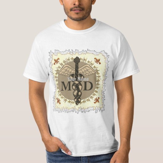 Caduceus Arzt T-Shirt (Vorderseite)