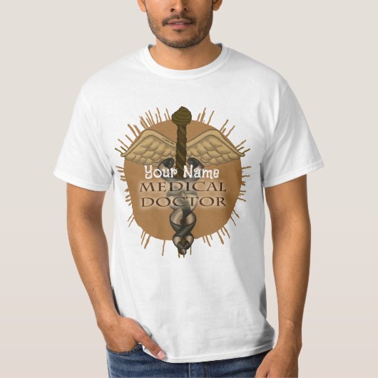 Caduceus Arzt T-Shirt (Vorderseite)