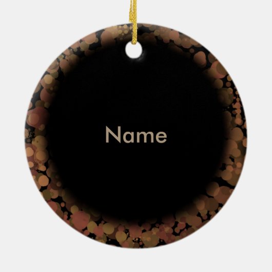 Caduceus Ärzteassistent Keramikornament (Hinten)