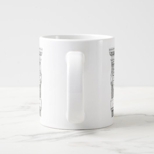 CADUCEUS Big White Tasse (Rückseite)