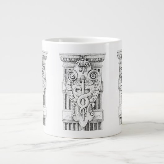 CADUCEUS Big White Tasse (Vorderseite)