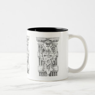 CADUCEUS Black Two-Tone-Tasse Zweifarbige Tasse