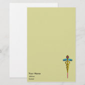 CADUCEUS BRIEFPAPIER (Vorne/Hinten)