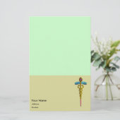 CADUCEUS BRIEFPAPIER (Stehend Vorderseite)