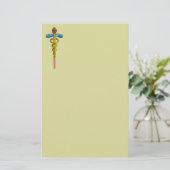 CADUCEUS BRIEFPAPIER (Stehend Vorderseite)