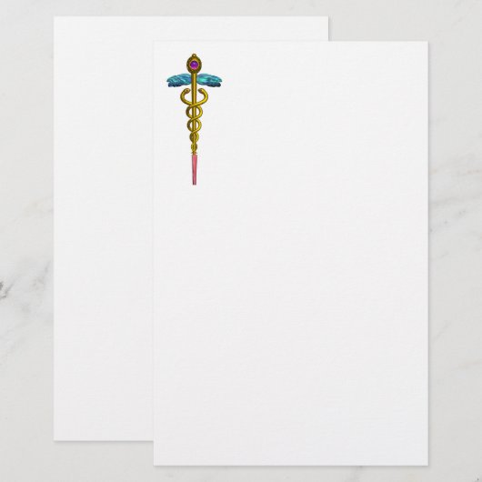 CADUCEUS BRIEFPAPIER (Vorne/Hinten)
