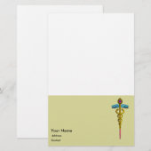 CADUCEUS BRIEFPAPIER (Vorne/Hinten)