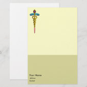 CADUCEUS BRIEFPAPIER (Vorne/Hinten)