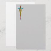 CADUCEUS BRIEFPAPIER (Vorne/Hinten)