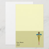 CADUCEUS BRIEFPAPIER (Vorne/Hinten)