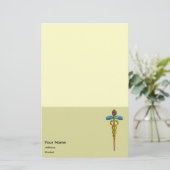 CADUCEUS BRIEFPAPIER (Stehend Vorderseite)
