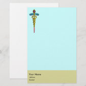 CADUCEUS BRIEFPAPIER (Vorne/Hinten)