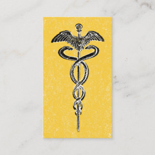Caduceus Business Cards - Krankenschwester, medizi Visitenkarte