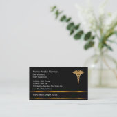 Caduceus Business Cards Visitenkarte (Stehend Vorderseite)