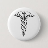 Caduceus Button (Vorderseite)