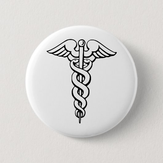 Caduceus Button (Vorderseite)