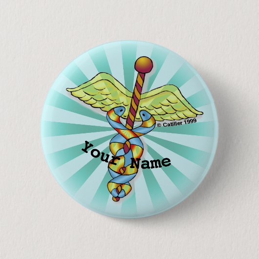 Caduceus Button (Vorderseite)