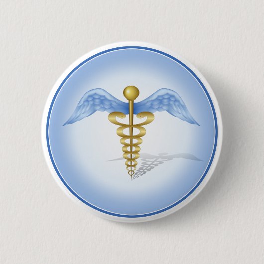 Caduceus Button (Vorderseite)