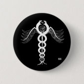 Caduceus Button (Vorderseite)
