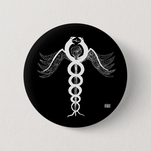 Caduceus Button (Vorderseite)