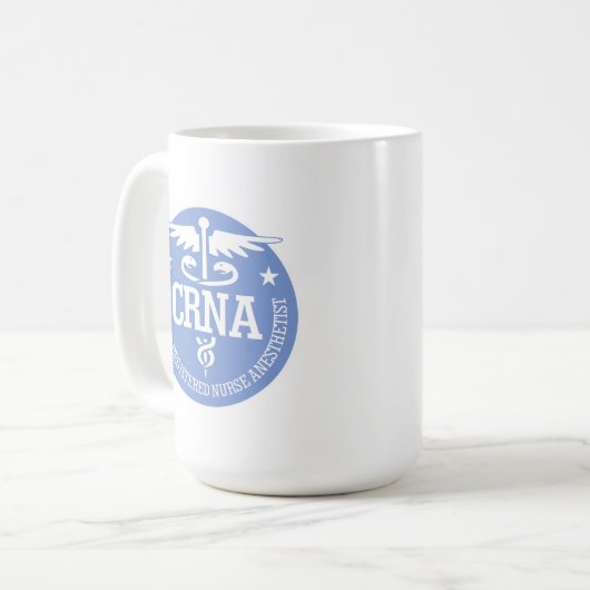 Caduceus CRNA Geschenkideen Kaffeetasse (Vorderseite Links)