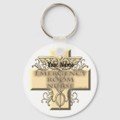 Caduceus Cross ER Nurse Schlüsselanhänger (Vorderseite)