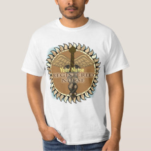 Caduceus custom Registered Nurse T - Shirt