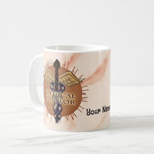 Caduceus Doctor Kaffeetasse (Vorderseite Links)