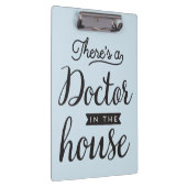 Caduceus-Doktor im Haus medizinisch Klemmbrett (Rechts)