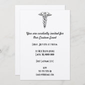 Caduceus Einladung (Vorne/Hinten)