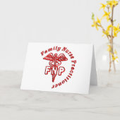 CADUCEUS FNP FAMILY NURSE PRACTITIONER KARTE (Gelbe Blume)