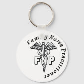 CADUCEUS FNP FAMILY NURSE PRACTITIONER SCHLÜSSELANHÄNGER (Vorderseite)