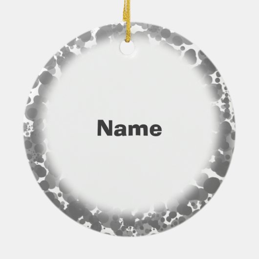 Caduceus Friedensarzt Keramik Ornament (Hinten)