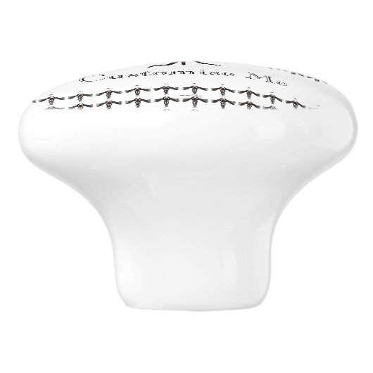 Caduceus (gemildert) keramikknauf (Seitenansicht)