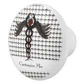 Caduceus (gemildert) keramikknauf (Rechts)