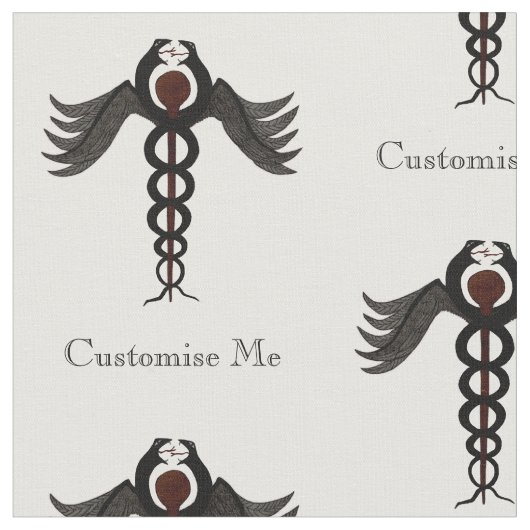 Caduceus (gemildert) stoff (Nahaufnahme)