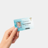 Caduceus Geometric Medical Foto ID Ausweis (Handheld)