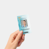 Caduceus Geometric Vertical Foto ID Ausweis (Handheld)