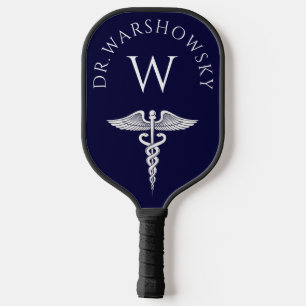 Caduceus Geschenk für Ärzte, Krankenpfleger, med Pickleball Schläger