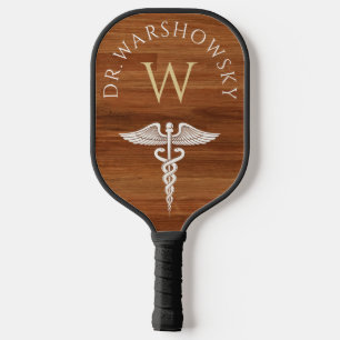Caduceus Geschenk für Ärzte, Krankenpfleger, med Pickleball Schläger